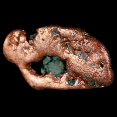1.1" Solid Native Copper Polished Nugget Mineral Keweenaw Michigan
