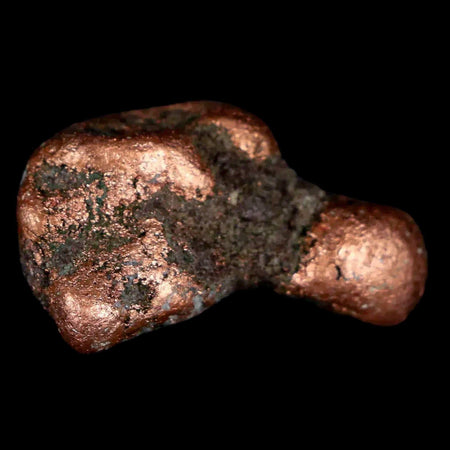 1.1" Solid Native Copper Polished Nugget Mineral Keweenaw Michigan