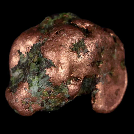 0.8" Solid Native Copper Polished Nugget Mineral Keweenaw Michigan