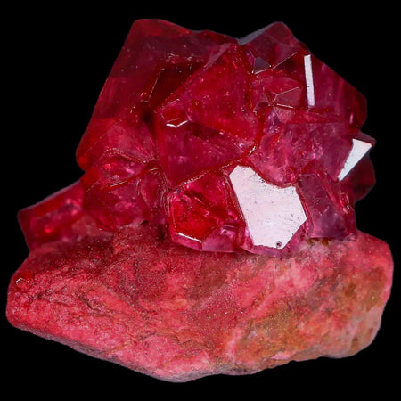 1.6" Stunning Ruby Alum Crystal Mineral Specimen Sokolowski Location Poland