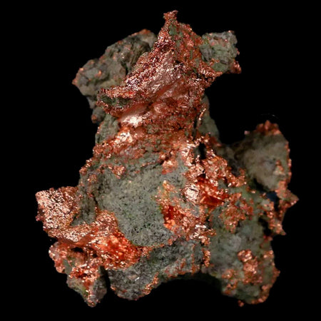 1.7 Raw Rough Native Copper Ore Mineral Specimen Keweenaw Peninsula Michigan
