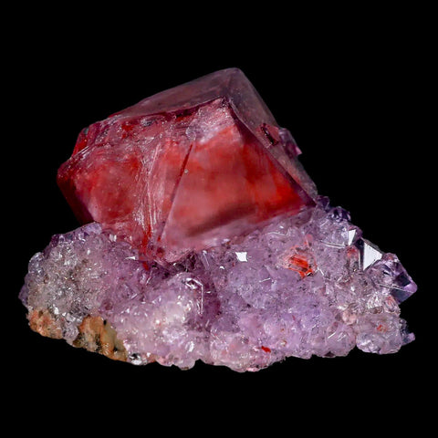 2.3" Stunning Purple Alum Crystal Mineral Specimen Sokolowski Location Poland - Fossil Age Minerals