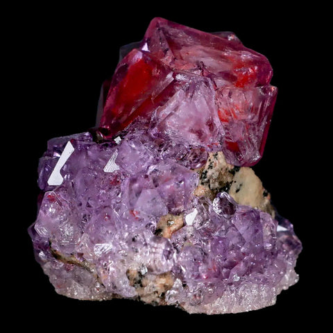 2.3" Stunning Purple Alum Crystal Mineral Specimen Sokolowski Location Poland - Fossil Age Minerals