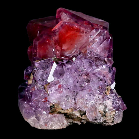 2.3" Stunning Purple Alum Crystal Mineral Specimen Sokolowski Location Poland - Fossil Age Minerals