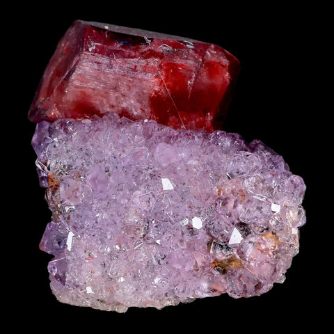 2.5" Stunning Purple Alum Crystal Mineral Specimen Sokolowski Location Poland - Fossil Age Minerals