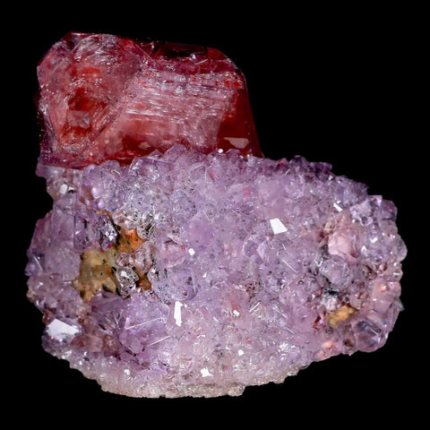 2.5" Stunning Purple Alum Crystal Mineral Specimen Sokolowski Location Poland - Fossil Age Minerals