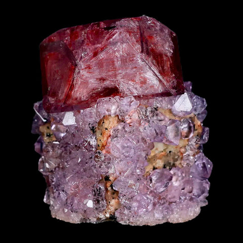 2.5" Stunning Purple Alum Crystal Mineral Specimen Sokolowski Location Poland - Fossil Age Minerals