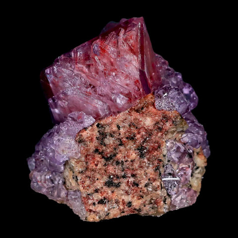 2.3" Stunning Purple Alum Crystal Mineral Specimen Sokolowski Location Poland - Fossil Age Minerals