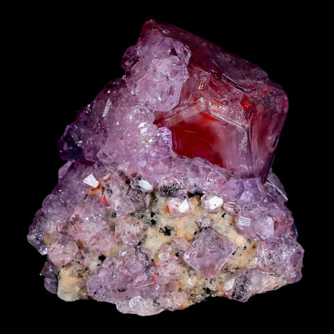 2.3" Stunning Purple Alum Crystal Mineral Specimen Sokolowski Location Poland - Fossil Age Minerals