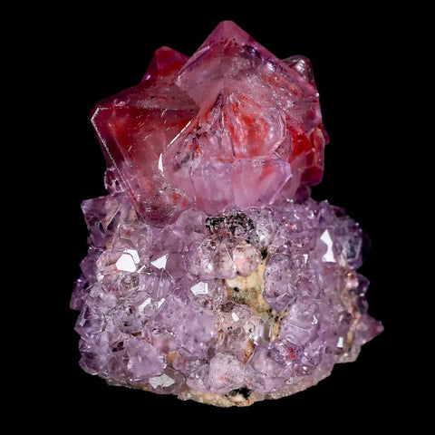 2.6" Stunning Purple Alum Crystal Mineral Specimen Sokolowski Location Poland - Fossil Age Minerals