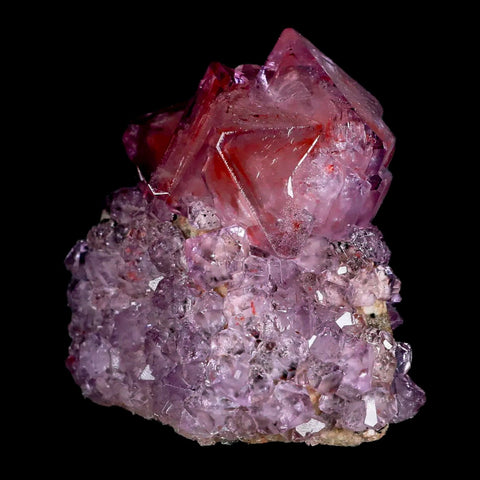 2.6" Stunning Purple Alum Crystal Mineral Specimen Sokolowski Location Poland - Fossil Age Minerals