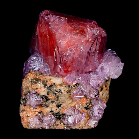 2.4" Stunning Purple Alum Crystal Mineral Specimen Sokolowski Location Poland - Fossil Age Minerals