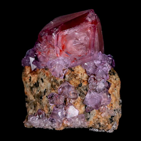 2.4" Stunning Purple Alum Crystal Mineral Specimen Sokolowski Location Poland - Fossil Age Minerals