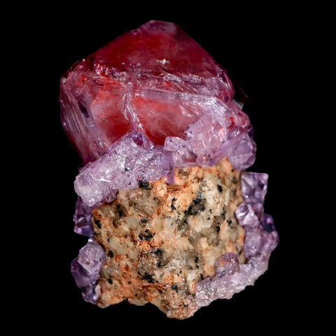 2.4" Stunning Purple Alum Crystal Mineral Specimen Sokolowski Location Poland - Fossil Age Minerals