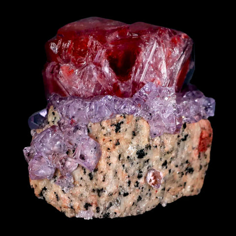 2.4" Stunning Purple Alum Crystal Mineral Specimen Sokolowski Location Poland - Fossil Age Minerals