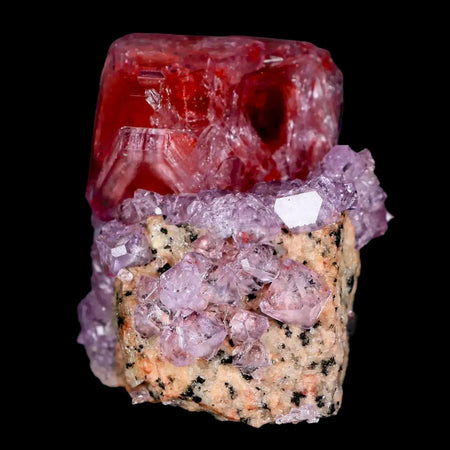 2.4" Stunning Purple Alum Crystal Mineral Specimen Sokolowski Location Poland