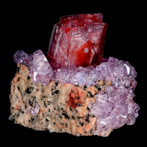 2.4" Stunning Purple Alum Crystal Mineral Specimen Sokolowski Location Poland - Fossil Age Minerals