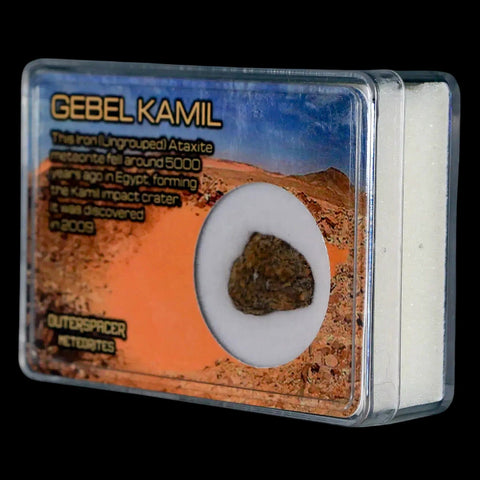 Gebel Kamil Egypt Meteorite Specimen 5000 Yrs Old Meteorites 6.12 Grams Display - Fossil Age Minerals