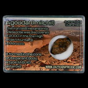 Agoudal (Imichil) Iron Meteorite Specimen Discovered In 2000 Display 5.04 Grams