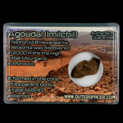 Agoudal (Imichil) Iron Meteorite Specimen Discovered In 2000 Display 5.7 Grams