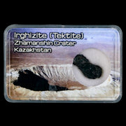 Irghizite Tektite Meteorite Specimen Zhamanshin Crater Kazakhstan Display 0.63 Grams