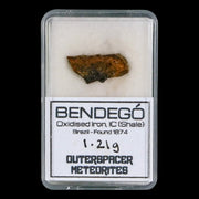 Bendege Meteorite Specimen Display Bendege Bahia Brazil 1.21 Grams