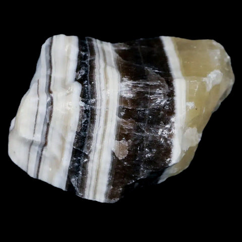 1.9" Natural Rough Zebra Calcite Crystal Mineral Specimen Nuevo Leon Mexico - Fossil Age Minerals
