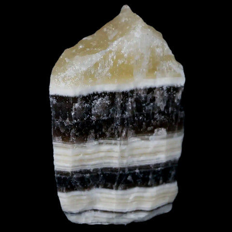 2" Natural Rough Zebra Calcite Crystal Mineral Specimen Nuevo Leon Mexico - Fossil Age Minerals