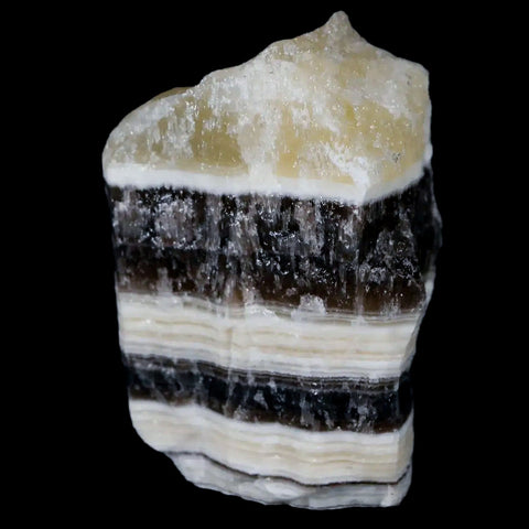 2" Natural Rough Zebra Calcite Crystal Mineral Specimen Nuevo Leon Mexico - Fossil Age Minerals