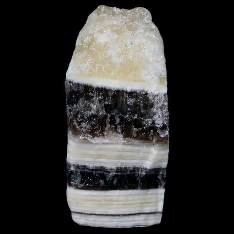 2" Natural Rough Zebra Calcite Crystal Mineral Specimen Nuevo Leon Mexico - Fossil Age Minerals