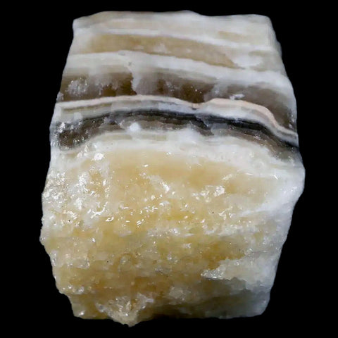 1.8" Natural Rough Zebra Calcite Crystal Mineral Specimen Nuevo Leon Mexico - Fossil Age Minerals