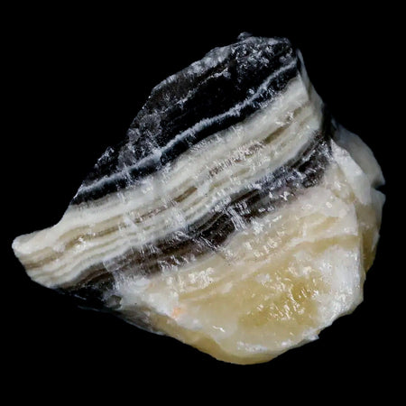 2.3" Natural Rough Zebra Calcite Crystal Mineral Specimen Nuevo Leon Mexico
