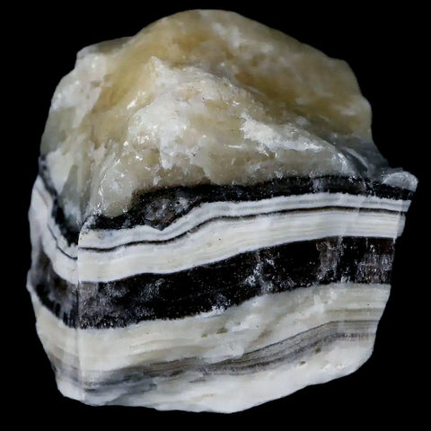 1.6" Natural Rough Zebra Calcite Crystal Mineral Specimen Nuevo Leon Mexico - Fossil Age Minerals