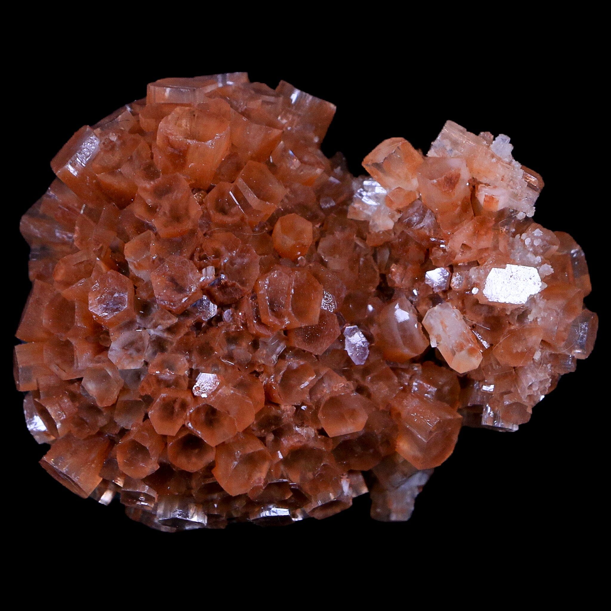 2.4 Aragonite Mineral Two Tone Crystal Cluster Specimen Tazouta Morocco