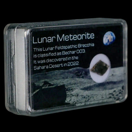 Moon Rock Lunar Meteorite Bechar 003 Algerian Sahara Desert Discovered 2022