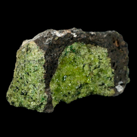 XL 4.6" Natural Emerald Peridot Crystal Minerals On Volcanic Rock Gila, Arizona