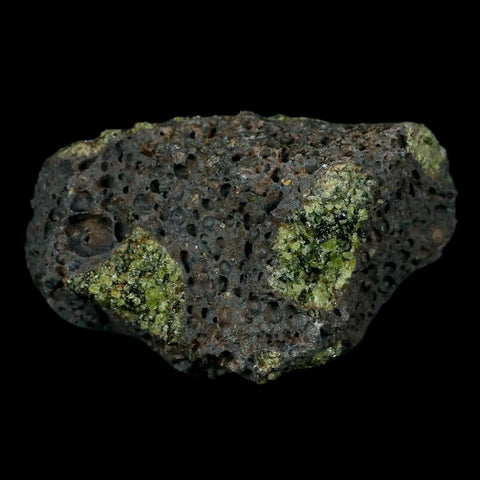 XL 4.3" Natural Emerald Peridot Crystal Minerals On Volcanic Rock Gila, Arizona - Fossil Age Minerals