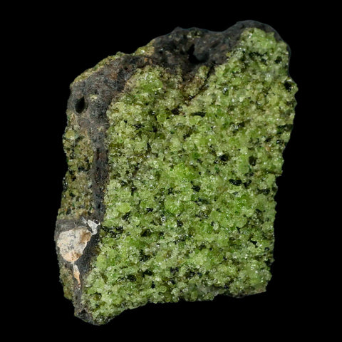 XL 3.2" Natural Emerald Peridot Crystal Minerals On Volcanic Rock Gila, Arizona - Fossil Age Minerals