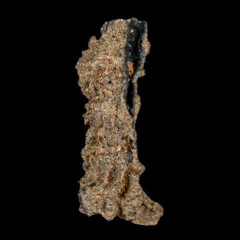 1.8" Fulgurite Petrified Lighting Strike Glass Sahara Desert Algeria - Fossil Age Minerals