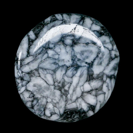 45MM Pinolite Polished Palm Stone Mineral Specimen Panolith Austria