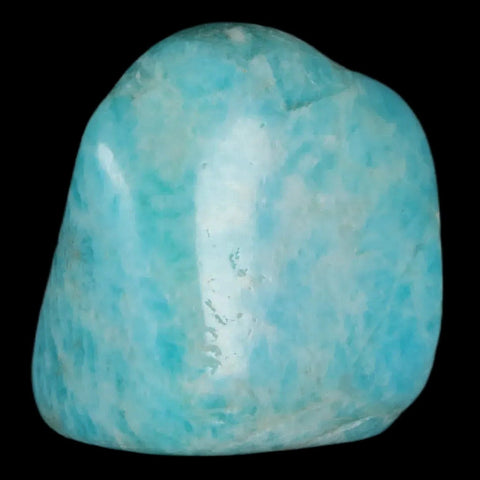 1.4" Polished Natural Amazonite Palm Stone Mineral Specimen Madagascar - Fossil Age Minerals