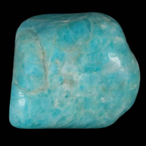 1.4" Polished Natural Amazonite Palm Stone Mineral Specimen Madagascar - Fossil Age Minerals