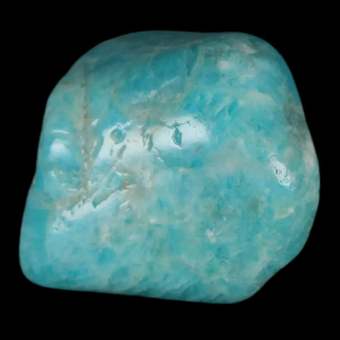 1.4" Polished Natural Amazonite Palm Stone Mineral Specimen Madagascar - Fossil Age Minerals