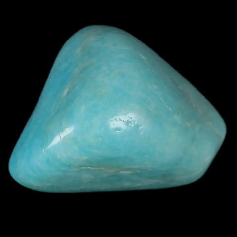 1.6" Polished Natural Amazonite Palm Stone Mineral Specimen Madagascar - Fossil Age Minerals