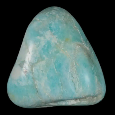 1.6" Polished Natural Amazonite Palm Stone Mineral Specimen Madagascar - Fossil Age Minerals