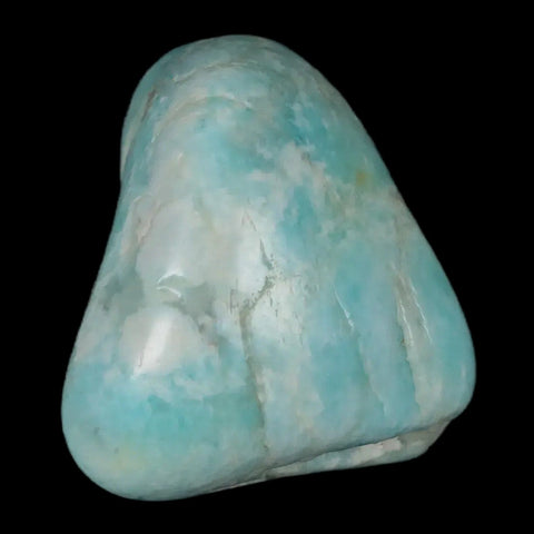 1.6" Polished Natural Amazonite Palm Stone Mineral Specimen Madagascar - Fossil Age Minerals