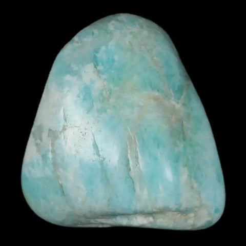 1.6" Polished Natural Amazonite Palm Stone Mineral Specimen Madagascar - Fossil Age Minerals