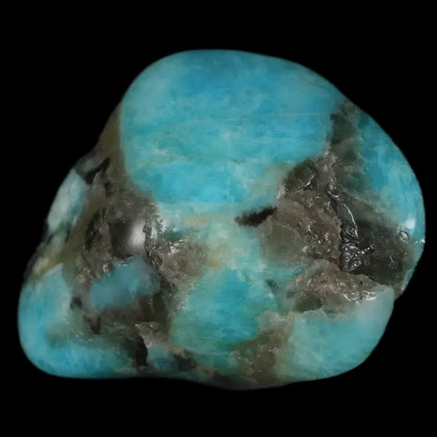 1.8" Polished Natural Amazonite Palm Stone Mineral Specimen Madagascar - Fossil Age Minerals