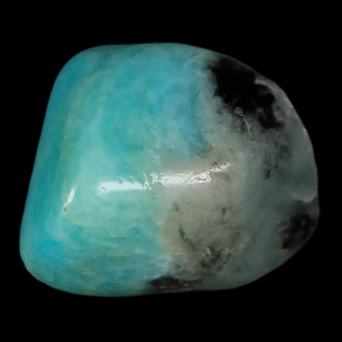 1.4" Polished Natural Amazonite Palm Stone Mineral Specimen Madagascar - Fossil Age Minerals