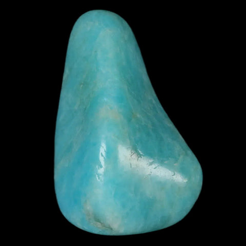 1.5" Polished Natural Amazonite Palm Stone Mineral Specimen Madagascar - Fossil Age Minerals